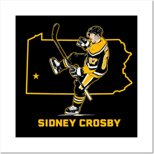 Sidney Crosby State Star Posters and Art